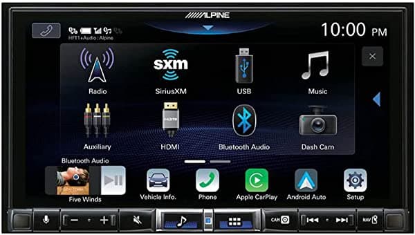 Alpine ILX-507 - Receptor multimedia digital de 7 pulgadas (no reproduce discos) con Apple CarPlay y Android Auto