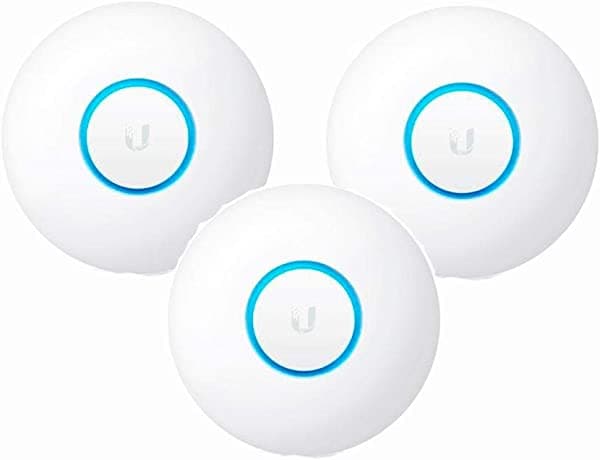 UBNT Systems UniFi Acess Point NanoHD UAP-nanoHD paquete de 3 Gigabit Ethernet Wave2 4x4 MU-MIMO 5GHz hasta 1733 Mbps UBI-UAP-NAN-HD3