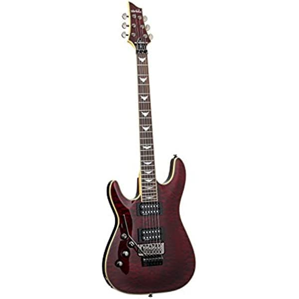 Schecter Omen Extreme-FR - Guitarra eléctrica (cereza negra, zurdo) 2010