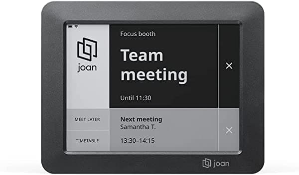 Joan 6 programadores inalámbricos para salas de reuniones: pantalla de papel electrónico para tableta de tinta E de 6 pulgadas (negro) JOAN 6 BLACK