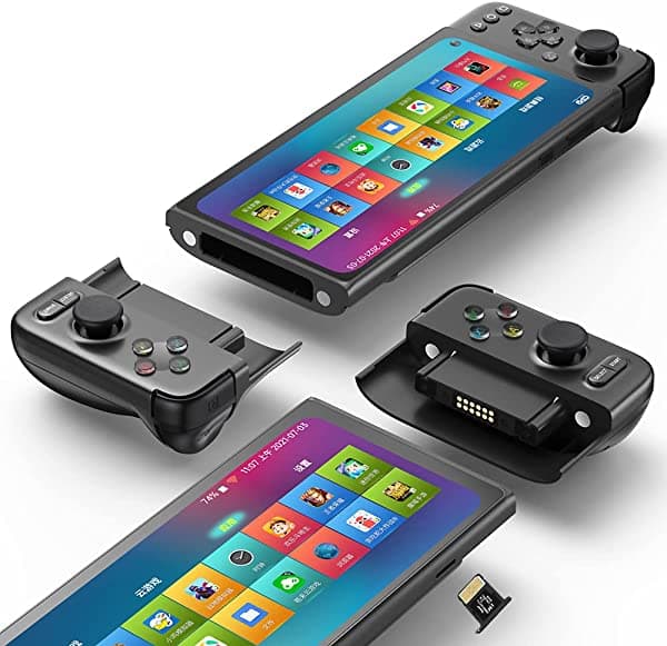 LANRUO GPD XP Plus [Dimensity 1200 Edition]- 6.81 Inch 6GB/128GB Android 11 Modular Handheld Game Console Tablet PC CPU MediaTek Dimensity 1200, Touchscreen Portable Video Game Player ABXY Cross LR Button