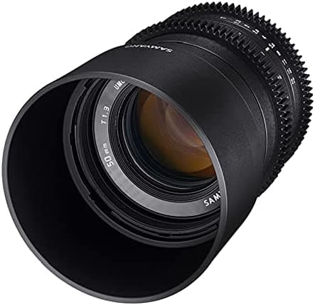 Samyang - Objetivo T1.3 VCSC para cámara Micro 4/3 (1.969 in) 14050T1.3M