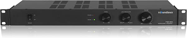 Soundavo PSB-300 Amplificador de subwoofer Clase D con control de cruce/fase 300 W máx. / 150 W RMS