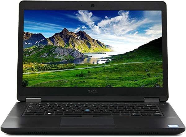 Amazon Renewed Dell Latitude E5470 14" HD, Core i5-6440HQ 2,6 GHz, 16 GB de RAM, 480 GB de unidad de estado sólido, Windows 10 Pro 64 bits, CAM, reacondicionado certificado