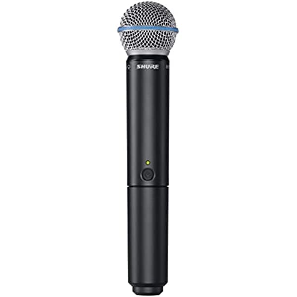 Shure BLX2/B58 Transmisor inalámbrico de mano con cápsula de micrófono vocal BETA 58A, para uso con sistemas inalámbricos BLX (el receptor se vende por separado) - Banda J11 BLX2/B58=-J11