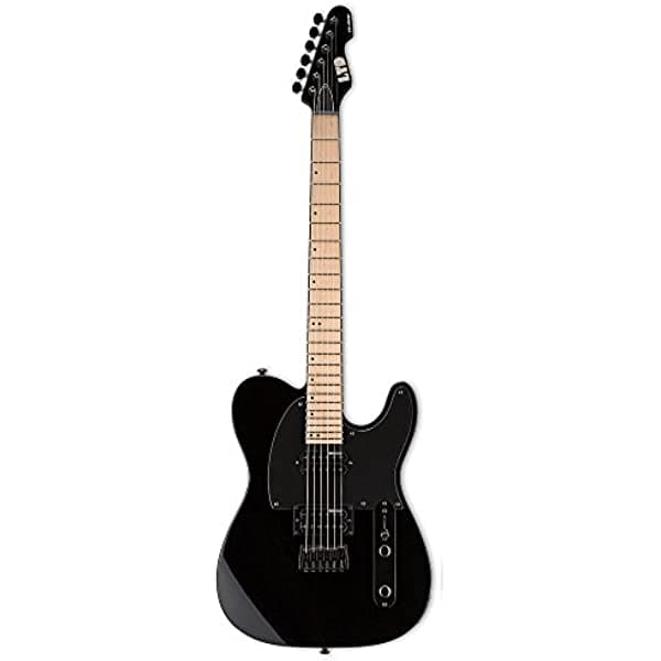 ESP TE Series TE-200 - guitarra eléctrica en arce, Negro LTE200MBLK
