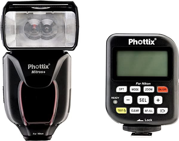 Phottix PH80376 Mitros+ Odin Cámara Flash y Transmisor Combo para Nikon (negro)