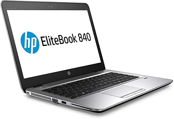 Amazon Renewed HP Elitebook 840 G4 14" Notebook, Windows, Intel Core i5 2.6 GHz, 8 GB RAM, 256 GB SSD, Plata (1GE42UT#ABA) (Reacondicionado certificado) 840 G4 1GE42UT