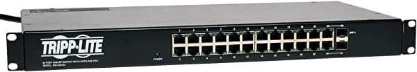 Tripp Lite Conmutador Gigabit Ethernet de 24 Puertos con PDU, 2 Puertos SFP (NSU-G24C2)