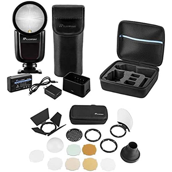 Flashpoint Zoom Li-on X R2 TTL - Kit de flash para cámara Sony (Godox V1)