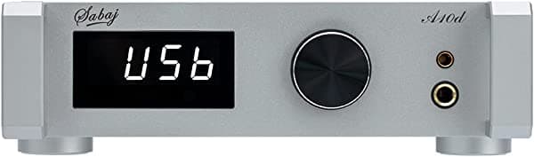 SABAJ A10d 2022 versión DAC de audio equilibrado de alta resolución, 2 chips ESS9038Q2M, entrada USB/óptica/coaxial/Bluetooth 5.0, salida equilibrada XLR a 4.0Vrms, XMOS DSD512 OPA1612 con control remoto