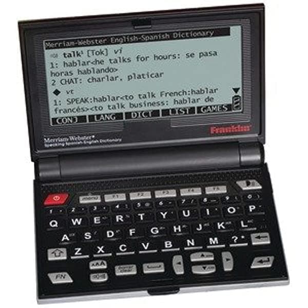 Nuevo Franklin Bes-2100 Hablando Merriam-Webster Español/Inglés Diccionario Electrónico Lcd Monocromo B19BES2100112