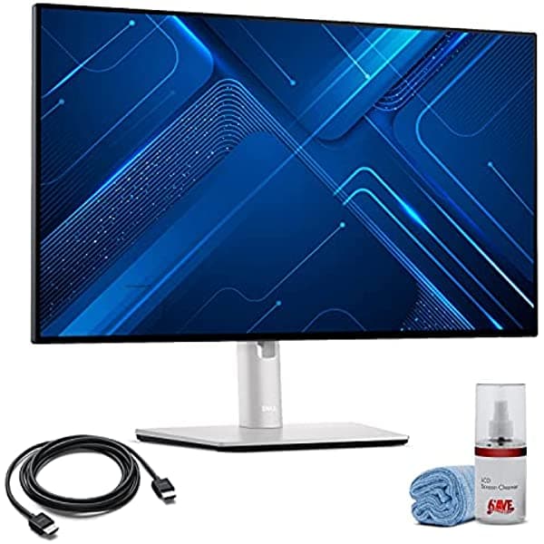 6th Ave Electronics Monitor Dell U2422H UltraSharp 24" Full HD 1080p, 16:9 IPS (U2422H) + cable HDMI + kit de limpieza LCD U2422H_EDI_1