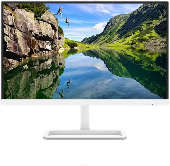 Planar Blanco de 24 pulgadas de ancho - FHD IPS LED LCD, bisel estrecho, VGA, HDMI, DP, altavoces, alimentación CC PXN2480MW-WH