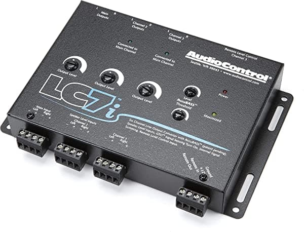 AudioControl LC7i Negro 6-Channel Line Output Converter con restauración de graves LC7i (UPC 801154963575)