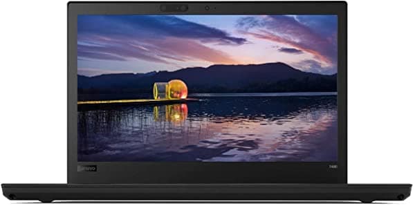 Amazon Renewed Lenovo ThinkPad T480 14 HD Notebook - Intel Core i5-8350U, 16 GB de RAM, SSD de 256 GB, cámara web, Windows 10 Pro (reacondicionado)