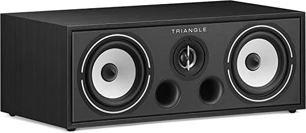 Triangle HiFi Home Cinema Center Altavoz - Borea BRC1, Negro ceniza