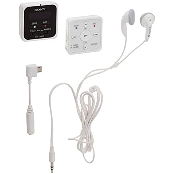 Sony TX800 Grabadora de voz digital con mando a distancia (ICD-TX800/W), Negro, Modelo: ICDTX800/W
