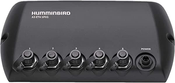 Humminbird AS ETH 5PXG 5 puerto Ethernet Switch Marine, equipo de navegación 0