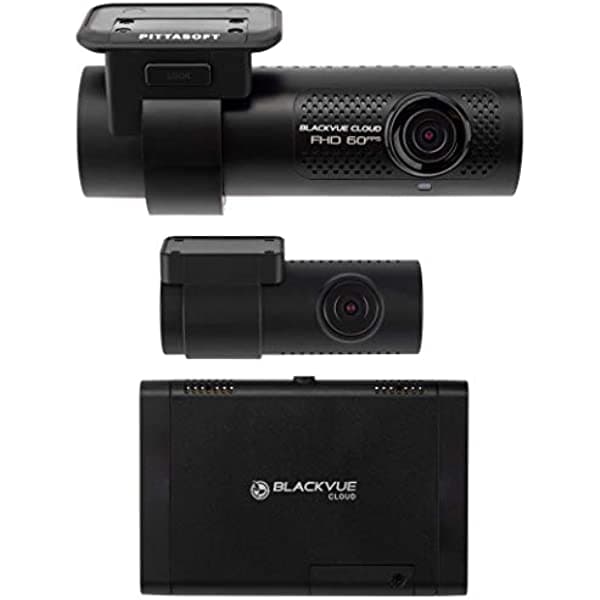 Blackvue DR750X-2CH con tarjeta microSD de 32 GB + CM100 LTE | Cámara de control en la nube Full HD | Módulo externo 4G LTE | Conectividad en la nube