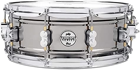 Pacific Drums PDP Concept Series Negro Níquel Sobre Acero Caja Tambor 5.5 "X14" PDSN5514BNCR