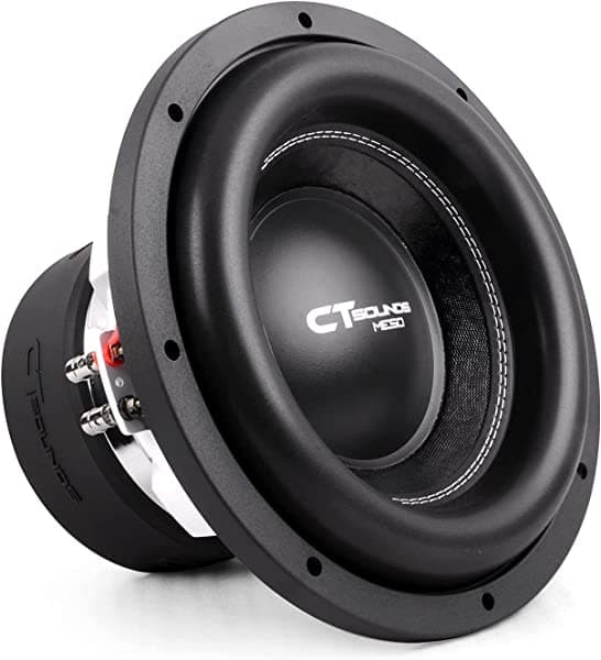 CT Sounds MESO-12-D2 - Subwoofer de coche de 3000 vatios máximo de 12 pulgadas, doble 2 ohmios
