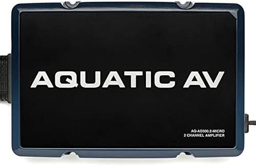 Aquatic AV Amplificador AQ-AD300.2-Micro de 2 canales de 300 W