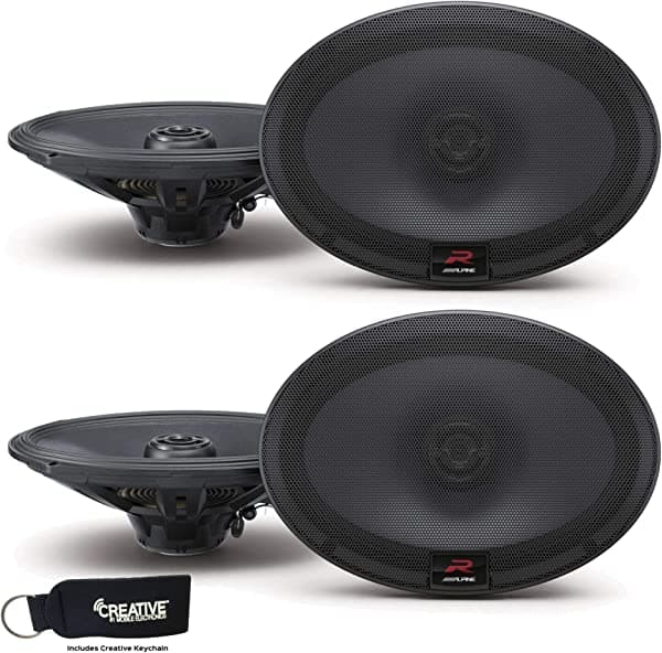 Alpine r-s69 Bundle - Dos Pares De Alpine r-s69 6 x 9 inch Altavoces coaxiales de 2 Vías R-S69+R-S69
