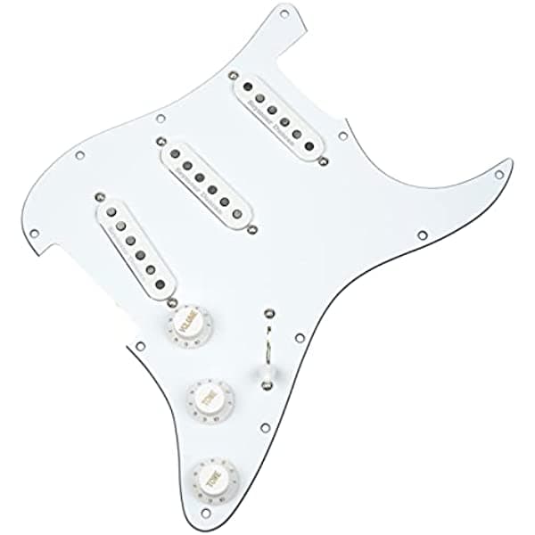 Seymour Duncan SSL-1 del - Golpeador precableado con California de 50 Pastillas, color blanco S-SET PICKGUARD CALI
