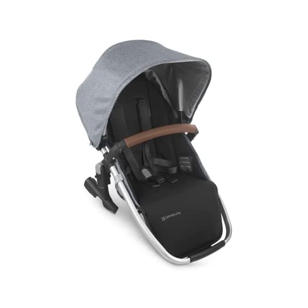 UPPAbaby RumbleSeat V2 - Gregory (azul mélange/plateado/cuero de sillín) 0920-RBS-US-GRG