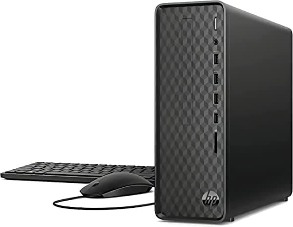 HP AMD Athlon Silver 3050U, 16 GB de RAM, 1 TB PCIe SSD, HDMI, USB, Wi-Fi, Bluetooth, KB&Mouse con cable, Windows 11 Home, negro S01