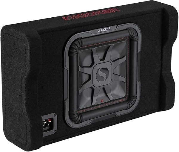 KICKER L7TDF - Recinto de subwoofer delgado L7 de 12 pulgadas (11.8 in) L7TDF122 (49L7TDF122)