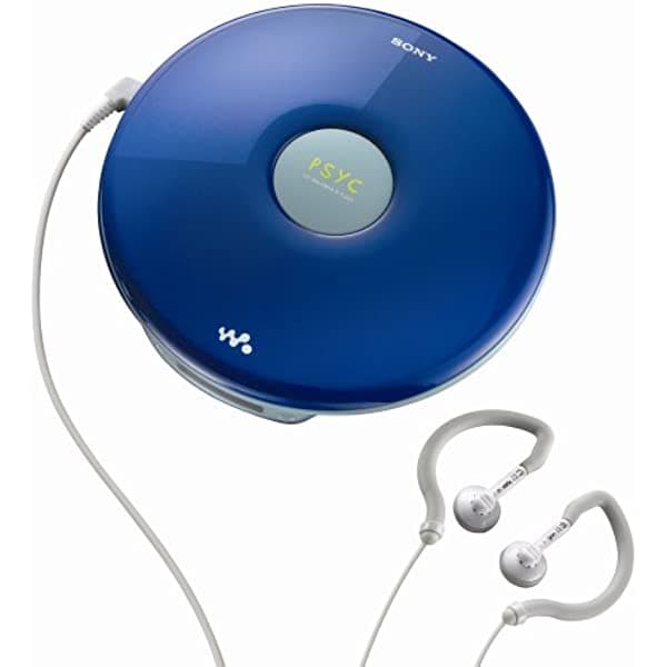 Sony dfj040psblu CD WALKMAN reproductor de disco compacto portátil con sintonizador