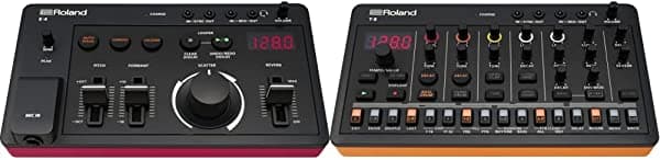 Roland Aira - Tweaker de voz compacto y herramienta de transformación con efectos de alta calidad, y un Looper integrado (E-4) y AIRA Compact T-8 Beat - Sonidos de máquina de graves ultraportátiles | Secuenciador de tambor TR-REC