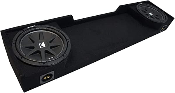 American Sound Connection Compatible con Chevy CK Silverado Ext 1988-1998, Kicker Comp C12 Dual 12" caja para subwoofer - final 2 Ohm KICKER16-PACK70