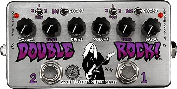 zvex doble Rock. Vexter Distorsión Pedal para guitarra Vexter Double Rock