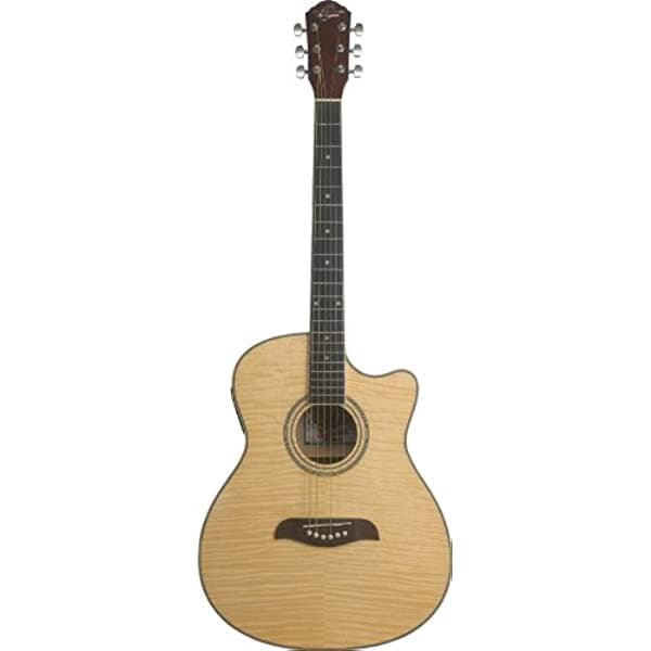 Oscar Schmidt OACEFN-A-U Guitarra Electroacustica estilo Auditorium - Cherry Sunburst