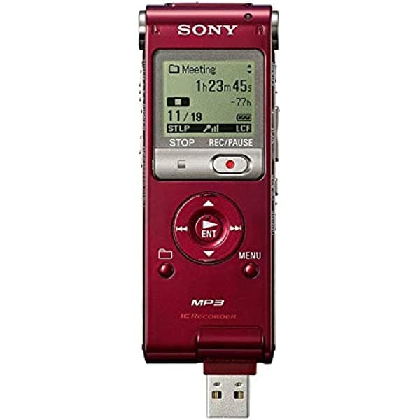 Sony ICD-UX300 Grabadora de voz digital de 4 GB de memoria flash (negro)