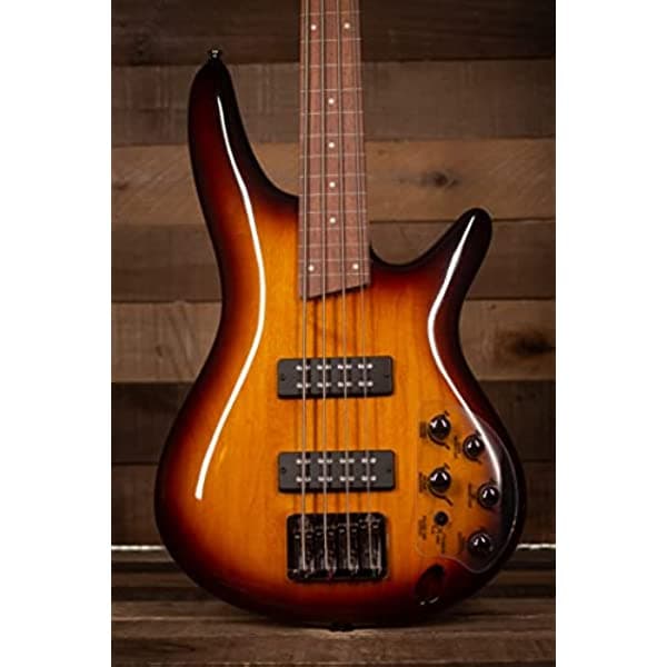 Ibanez SR370EF - Bajo eléctrico sin trastes de 4 cuerdas color marrón SR370EFBBT