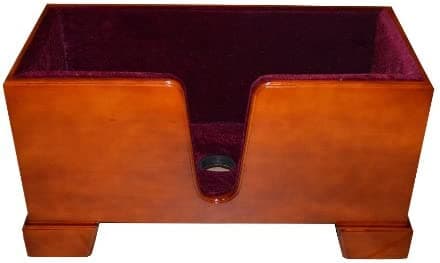 vio Música Vertical Double Bass soporte de madera Borgoña terciopelo felpa Cojines 10785812