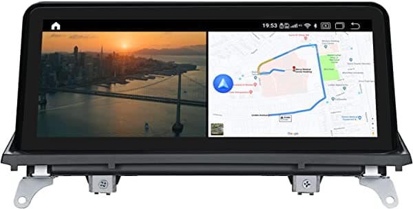 Koason E70 E71 (2011-2013) 4+64GB 10.25 "Pantalla Monitor Android 9.0 Auto Video Multimedia Player Navegación GPS para BMW X5 X6 X5M X6M CIC KG
