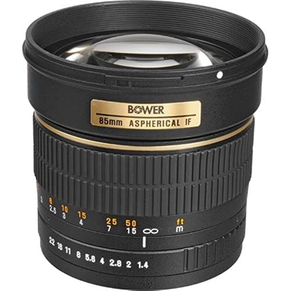 Bower SLY85S - Lente teleobjetivo de alta velocidad (3.346 in, f/1.4) para Sony