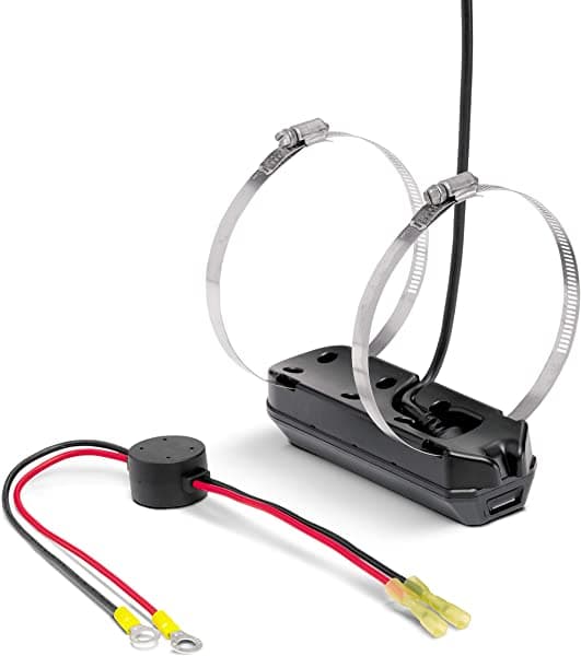 Humminbird 710281-1 XTM 9 HW MDI T HELIX (MEGA Down Imaging+) Circuito de doble espectro con transductor de motor de arrastre de temperatura, negro