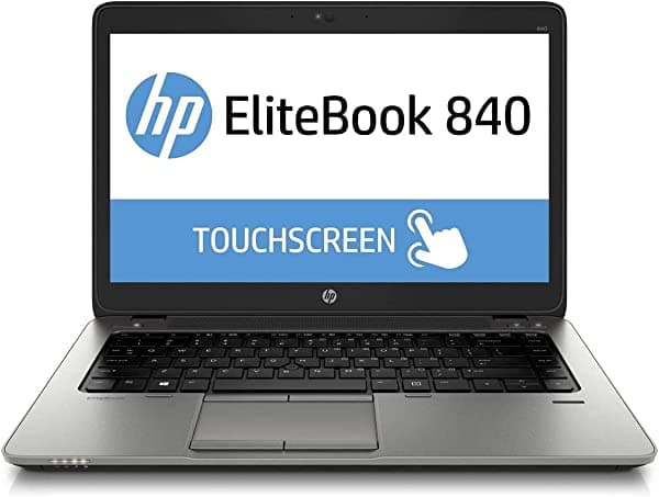 Amazon Renewed HP EliteBook 840 G2 Laptop, 14" Touchscreen, Intel i5, 8GB RAM, 256GB SSD, Win10Pro! (Reacondicionado certificado) 840 G2 Touchscreen