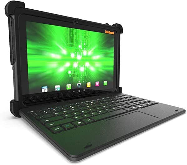 MobileDemand Flex 10A Android 9.0 Pie - Tablet resistente con pantalla táctil con teclado, ultraligera, pantalla de 10.1 pulgadas, certificado GMS, batería de 6000 mAh, cuatro núcleos, trabajo de campo móvil empresarial FLEX10AND-AMZ