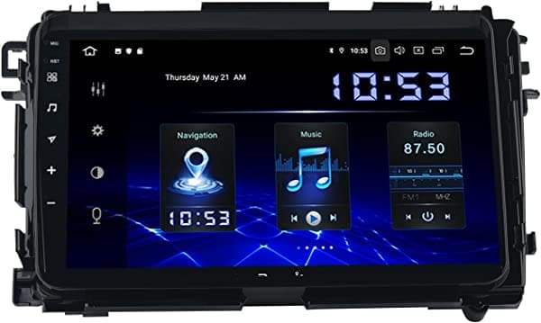 Dasaita Pantalla táctil vívida de 9 pulgadas para automóvil Android 10.0 para Honda Vezel HR-V HRV 2014 2015 2016 2017 2018 2019 GPS DSP System 4G Ram 64G ROM BT 5.0 15Band EQ Navigation AM/FM Multimedia