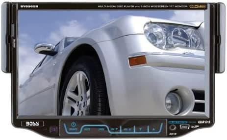 BOSS bv8965b In-Dash 7" DVD/MP3/CD Receptor con USB, tarjeta SD, Bluetooth y panel frontal entrada AUX