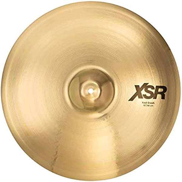 Sabian XSR - Platillo crash rápido de 19 pulgadas, acabado brillante (XSR1907B)