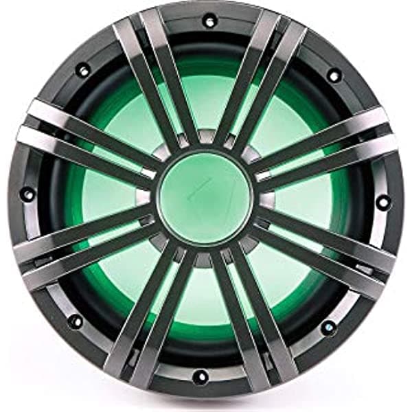 Nuevo Kicker 41KMW104LC 10 pulgadas 150 vatios RMS 4 Ohm Marine/Barco LED Subwoofer Sub KM10 Kicker 41KM104LC - 10" Marine Subwoofer