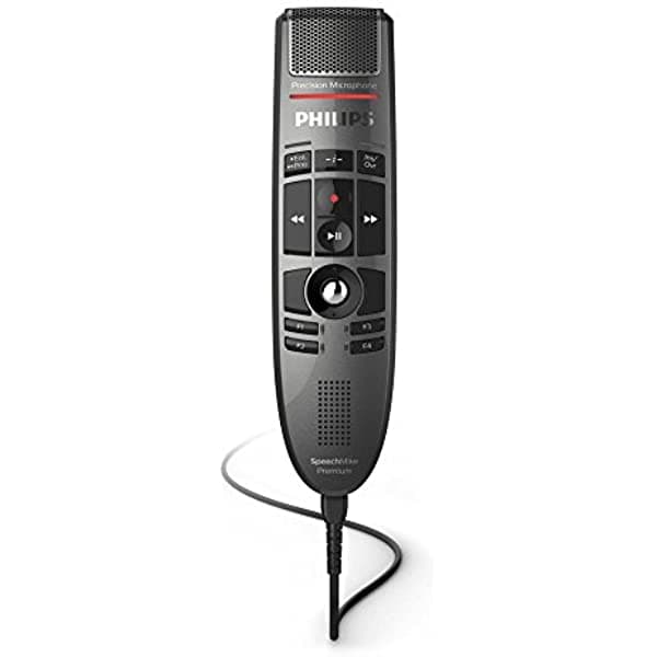 AAAPrice com Inc - Your Digital Dictation Specialists Philips LFH-3500 SpeechMike Premium USB Botón Dictado Micrófono Mejor en su Clase Grabación con Micrófono de Precisión